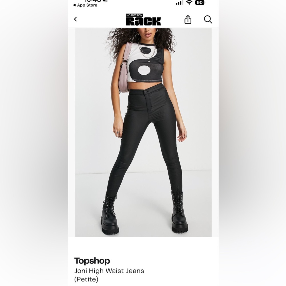 TopShop Petite Black Pants